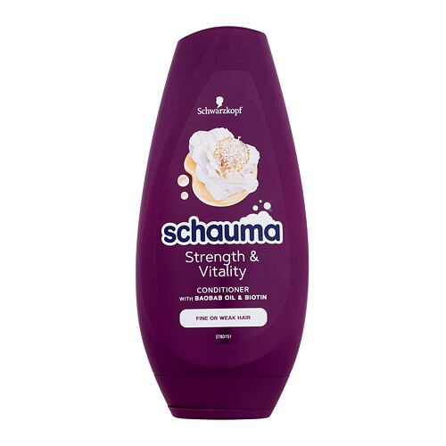 Kondicionér Schwarzkopf Schauma Strength & Vitality Condicioner 250 ml