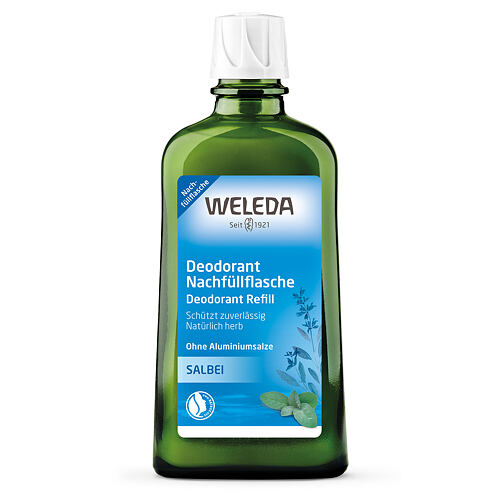 Deodorant Weleda Sage Náplň 200 ml poškozená krabička