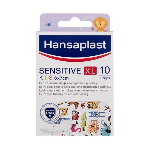 Náplast Hansaplast Sensitive Kids XL Plaster 10 ks