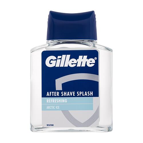 Voda po holení Gillette Arctic Ice After Shave Splash 100 ml poškozená krabička