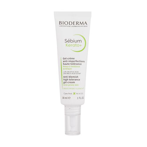 Denní pleťový krém BIODERMA Sébium Kerato+ Anti-Blemish High Tolerance Gel-Cream 30 ml