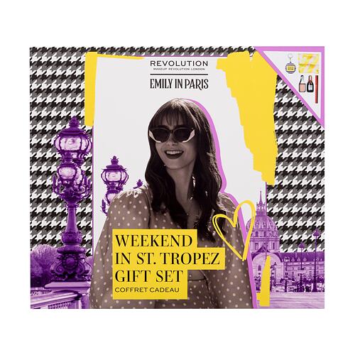 Rtěnka Makeup Revolution London Emily In Paris Weekend In St.Tropez Gift Set 5,5 g Kazeta
