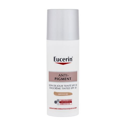 Denní pleťový krém Eucerin Anti-Pigment Tinted Day Cream SPF30 50 ml Medium poškozená krabička