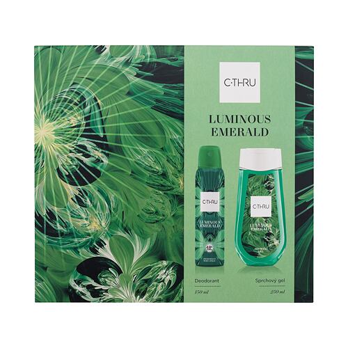 Deodorant C-THRU Luminous Emerald 150 ml poškozená krabička Kazeta