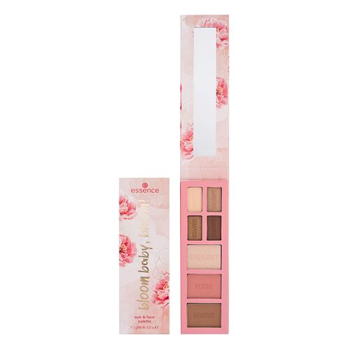 Oční stín Essence Bloom Baby, Bloom! Eye & Face Palette 11,5 g 01 Make It Bloom
