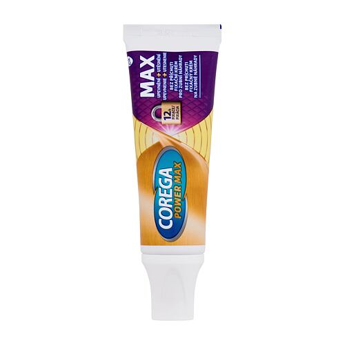 Fixační krém Corega Power Max Fixing + Sealing 40 g poškozená krabička