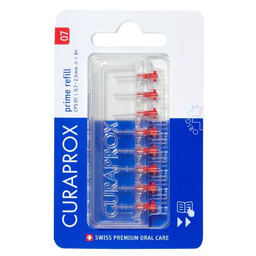 Mezizubní kartáček Curaprox CPS 07 Prime Refill 0,7 - 2,5 mm 8 ks