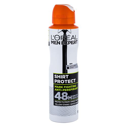 Antiperspirant L'Oréal Paris Men Expert Shirt Protect 48H 150 ml poškozený flakon