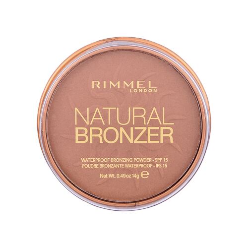 Bronzer Rimmel London Natural Bronzer SPF15 14 g 026 Sun Kissed poškozená krabička