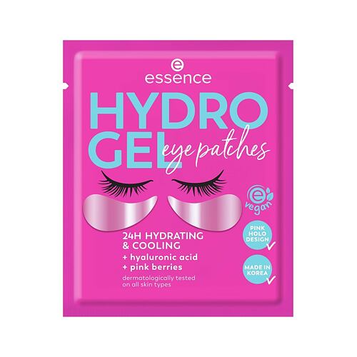 Maska na oči Essence Hydro Gel Eye Patches 24H Hydrating & Cooling 1 ks