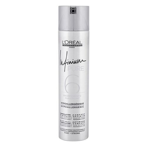 Lak na vlasy L'Oréal Professionnel Infinium Pure Strong 300 ml poškozený flakon