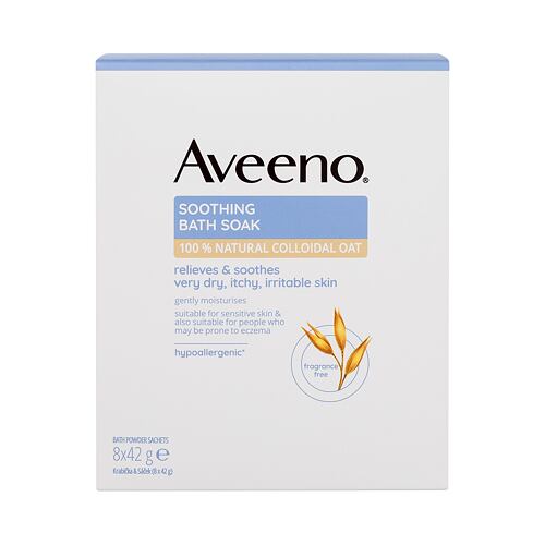 Koupelová sůl Aveeno Soothing Bath Soak 8x42 g