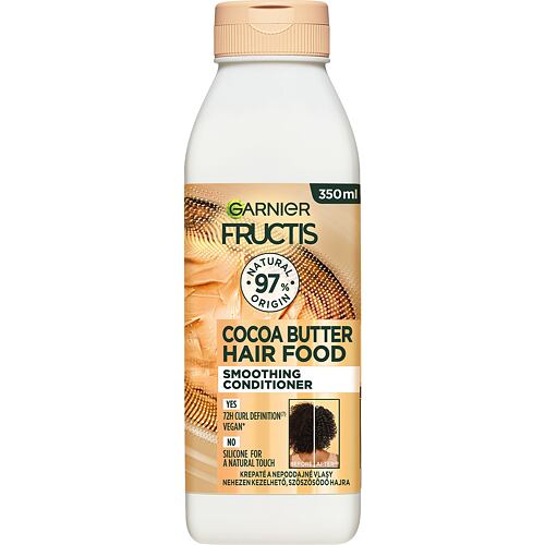 Kondicionér Garnier Fructis Hair Food Cocoa Butter Smoothing Conditioner 350 ml