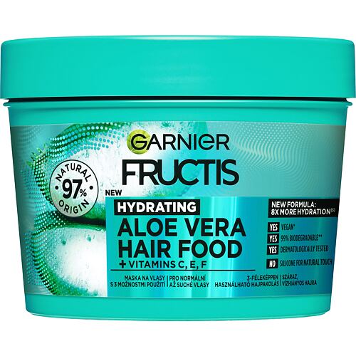 Maska na vlasy Garnier Fructis Hair Food Aloe Vera Hydrating Mask 400 ml
