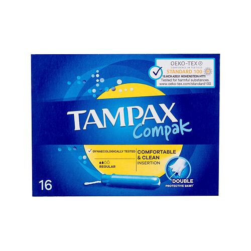 Tampon Tampax Compak Regular 16 ks poškozená krabička