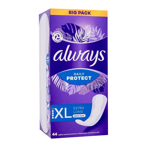 Slipová vložka Always Daily Protect Extra Long Odour Lock 44 ks poškozená krabička