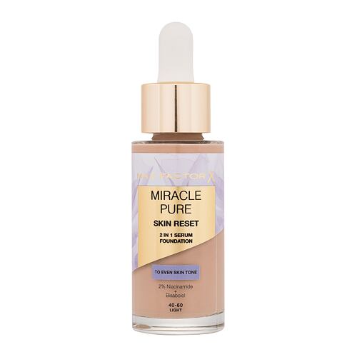 Make-up Max Factor Miracle Pure Skin Reset 2in1 Serum Foundation 30 ml 40-60 Light
