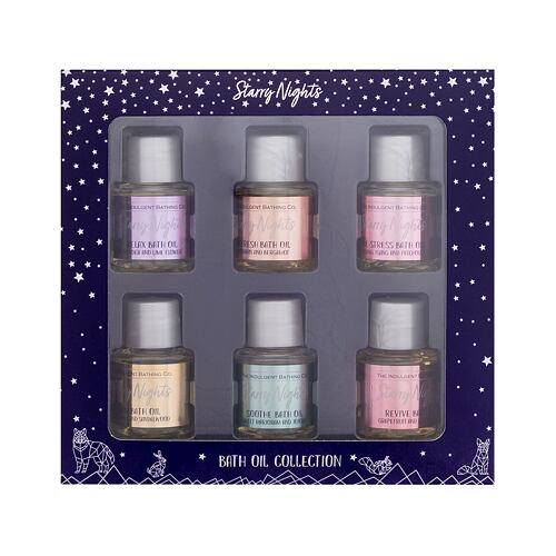 Koupelový olej The Indulgent Bathing Co. Starry Nights Bath Oil Collection 15 ml poškozená krabička Kazeta