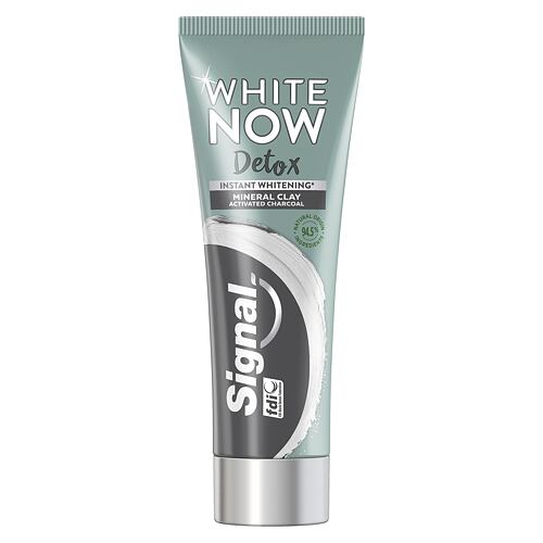 Zubní pasta Signal White Now Detox Charcoal & Clay 75 ml