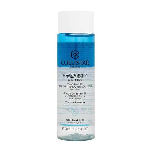 Odličovač očí Collistar Two-Phase Make-Up Removing Solution 200 ml poškozený flakon