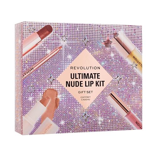 Rtěnka Makeup Revolution London Ultimate Nude Lip Kit 3,2 g Kazeta