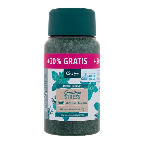Koupelová sůl Kneipp Goodbye Stress Mineral Bath Salt 600 g poškozený obal