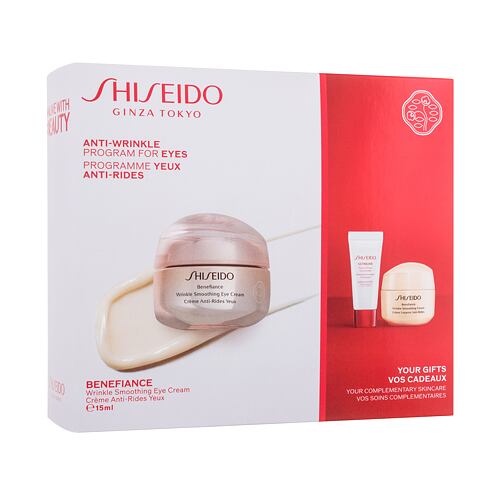 Oční krém Shiseido Benefiance Anti-Wrinkle Program For Eyes 15 ml poškozená krabička Kazeta