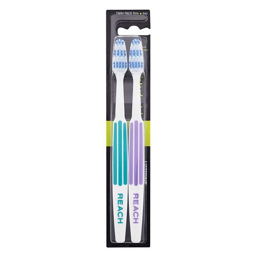 Klasický zubní kartáček Listerine Reach Interdental Hard 2 ks poškozený obal