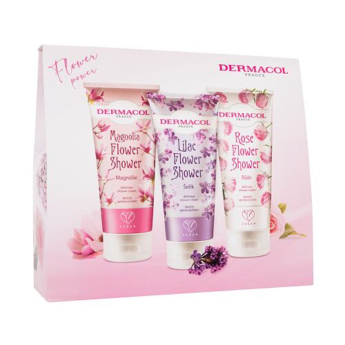 Sprchový krém Dermacol Flower Power 200 ml poškozená krabička Kazeta