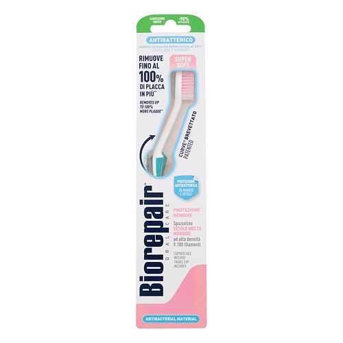 Klasický zubní kartáček Biorepair Antibacterial Toothbrush Super Soft 1 ks poškozená krabička