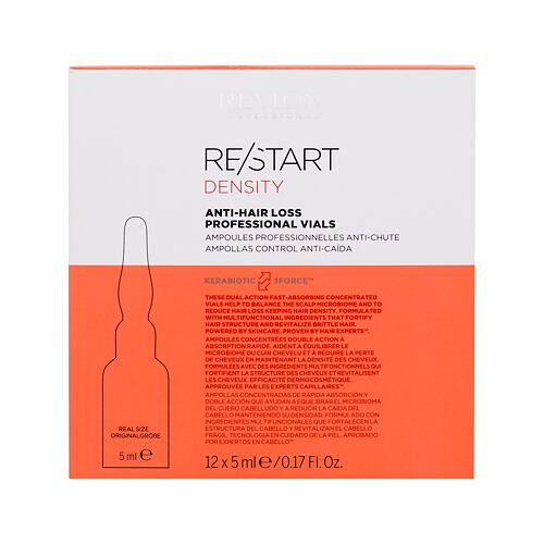 Přípravek proti padání vlasů Revlon Professional Re/Start Density Anti-Hair Loss Professional Vials 60 ml poškozená krabička