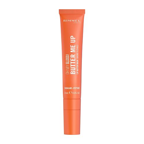 Balzám na rty Rimmel London Oh My Gloss! Butter Me Up 15 ml 005 Coral Breeze