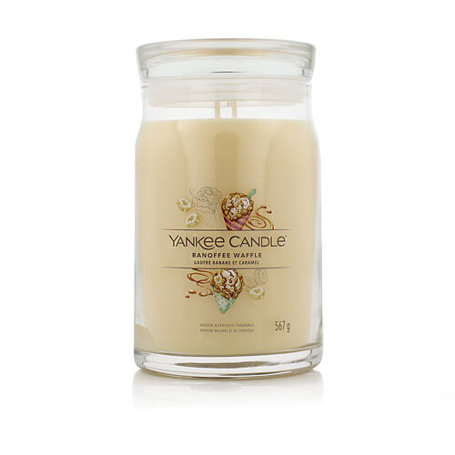 Vonná svíčka Yankee Candle Signature Banoffee Waffle 567 g