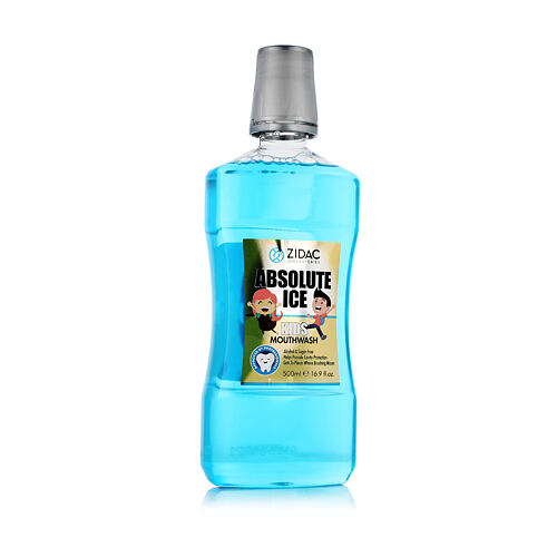 Ústní voda Zidac Laboratories Absolute Ice Kids Mouthwash 500 ml
