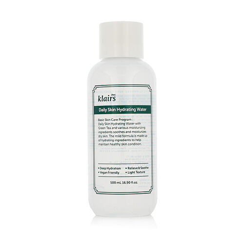 Pleťová voda a sprej Dear, Klairs Daily Skin Hydrating Water 500 ml