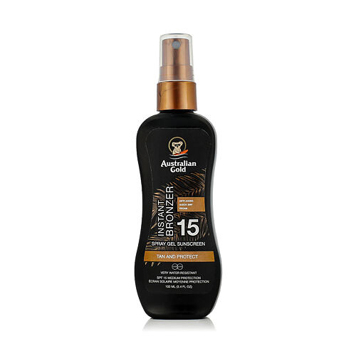 Opalovací přípravek na tělo Australian Gold Instant Bronzer Spray Gel Sunscreen 100 ml