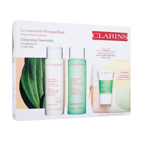 Čisticí mléko Clarins Cleansing Essentials 200 ml poškozená krabička Kazeta