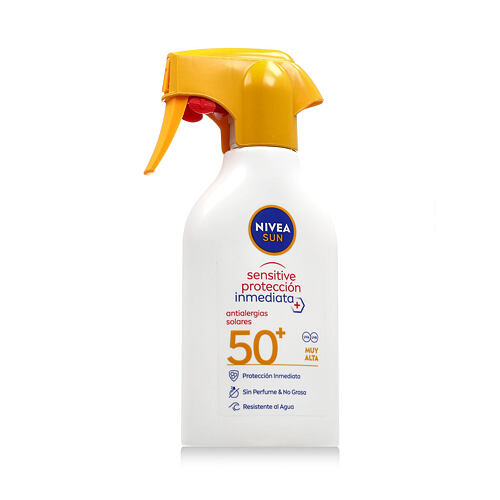 Opalovací přípravek na tělo Nivea Sun Sensitive Immediate Protect Spray SPF50+ 270 ml