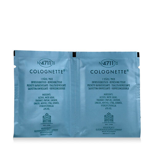 Čisticí ubrousky 4711 Colognette Refreshing Lemon Tissues 20 ks