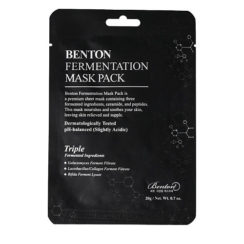Pleťová maska Benton Fermentation Mask Pack 20 g