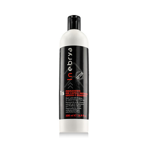 Pro podporu vln Inebrya Perm 1S For Natural Strong & Thick Hair 500 ml