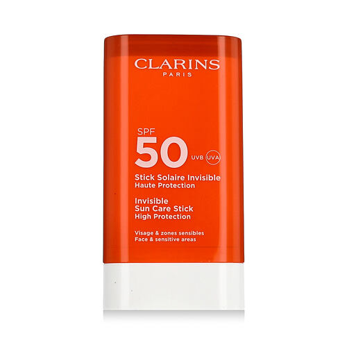 Opalovací přípravek na obličej Clarins Sun Care Invisible Stick SPF50 17 g