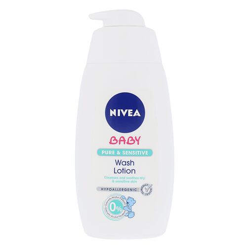 Čisticí gel Nivea Baby Pure & Sensitive Wash Lotion 500 ml