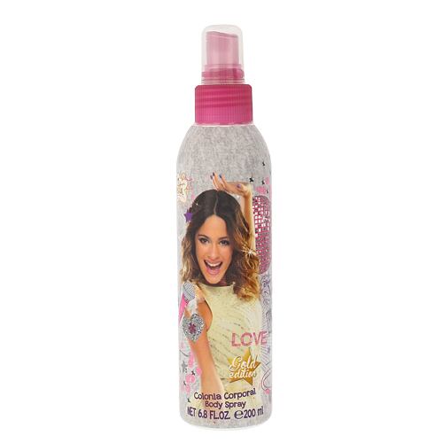 Tělový sprej Disney Violetta Golden Edition 200 ml