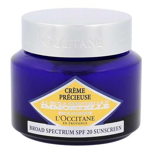 Denní pleťový krém L'Occitane Immortelle Precisious Cream SPF20 50 ml