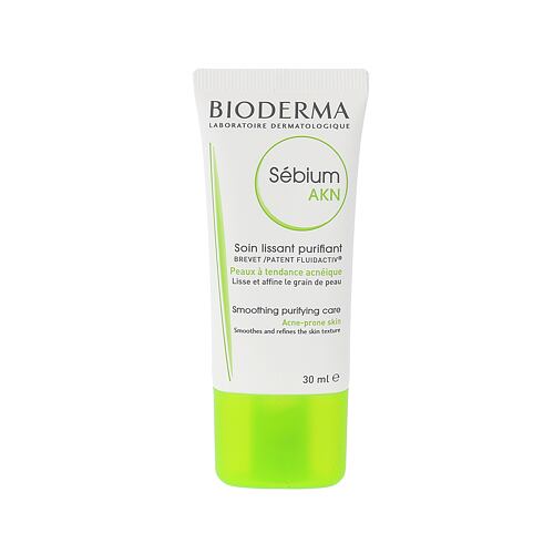 Denní pleťový krém BIODERMA Sébium AKN Smoothing Purifying Care 30 ml poškozená krabička