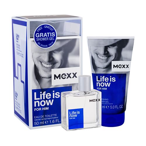 Toaletní voda Mexx Life Is Now For Him 50 ml Kazeta