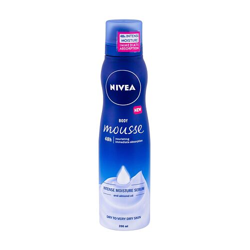 Tělové mléko Nivea Body Mousse Almond Oil 48h 200 ml