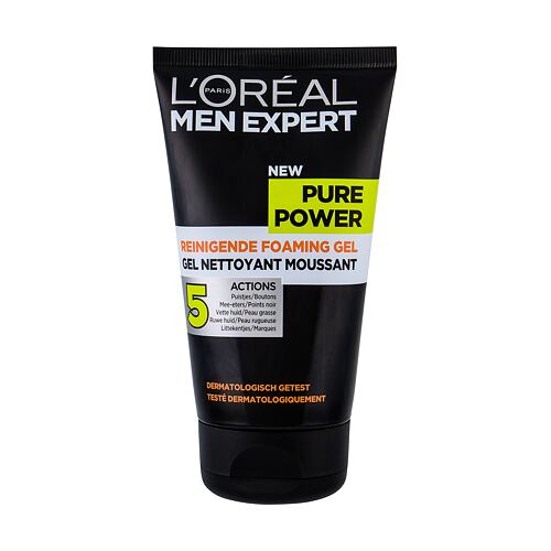 Čisticí gel L'Oréal Paris Men Expert Pure Power Charcoal 150 ml
