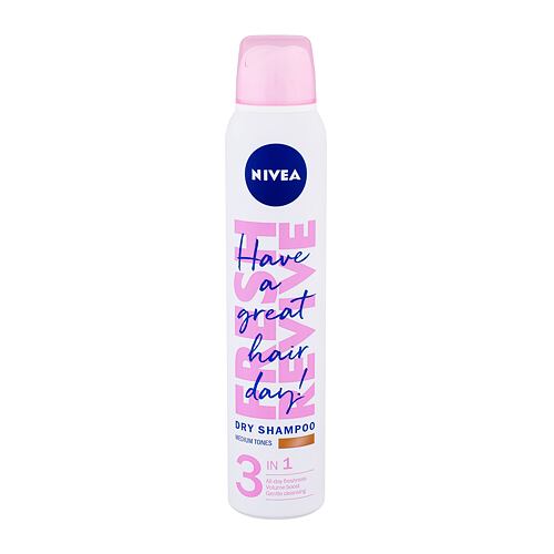 Suchý šampon Nivea Fresh & Mild Medium Hair Tones 200 ml poškozený flakon